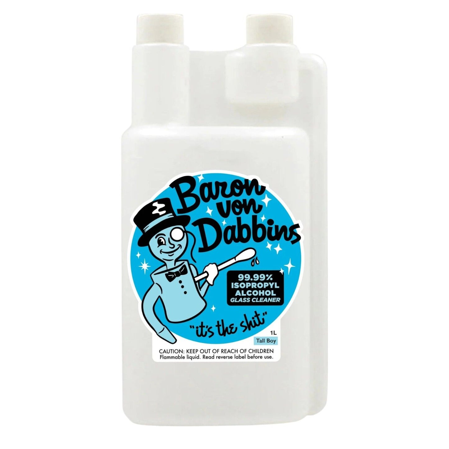 Baron Von Dabbins 99.99% Pure Isopropyl Alcohol with Unique Dispensing Device  250ml