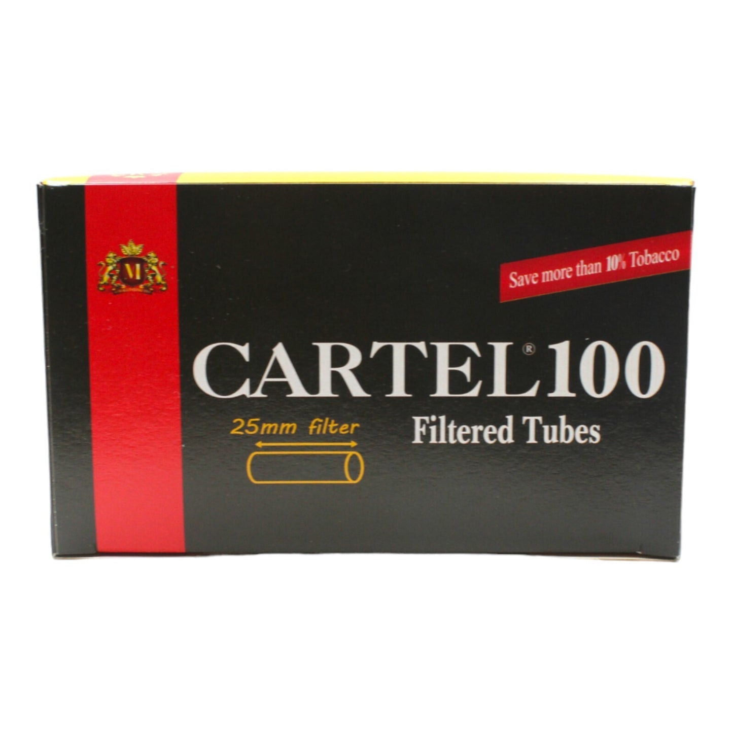 500x Cartel Orange 25mm Filter Tubes + Case