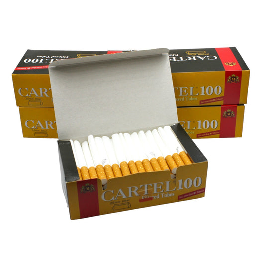 500x Cartel Orange Full Flavour 25mm Filter Tubes