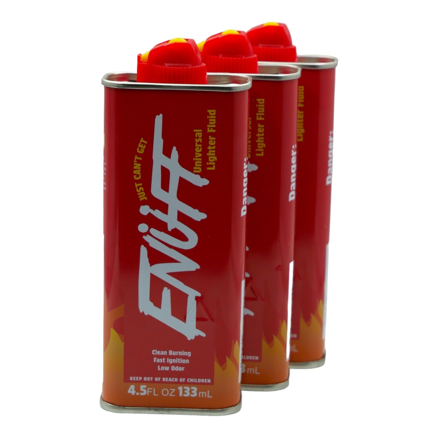 3 Packs Enuff Lighter Fluid Refill (133ml)