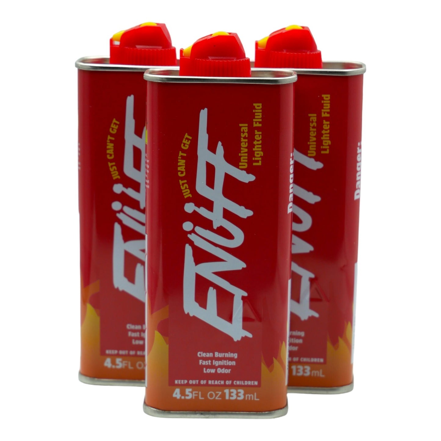 3 Packs Enuff Lighter Fluid Refill (133ml)