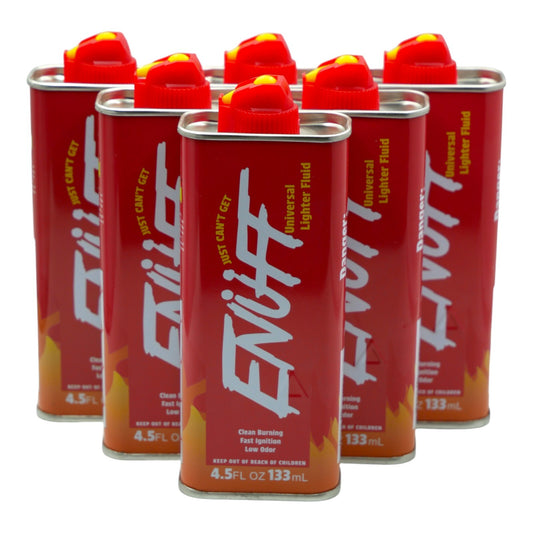 6 Packs Enuff Lighter Fluid Refill (133ml)