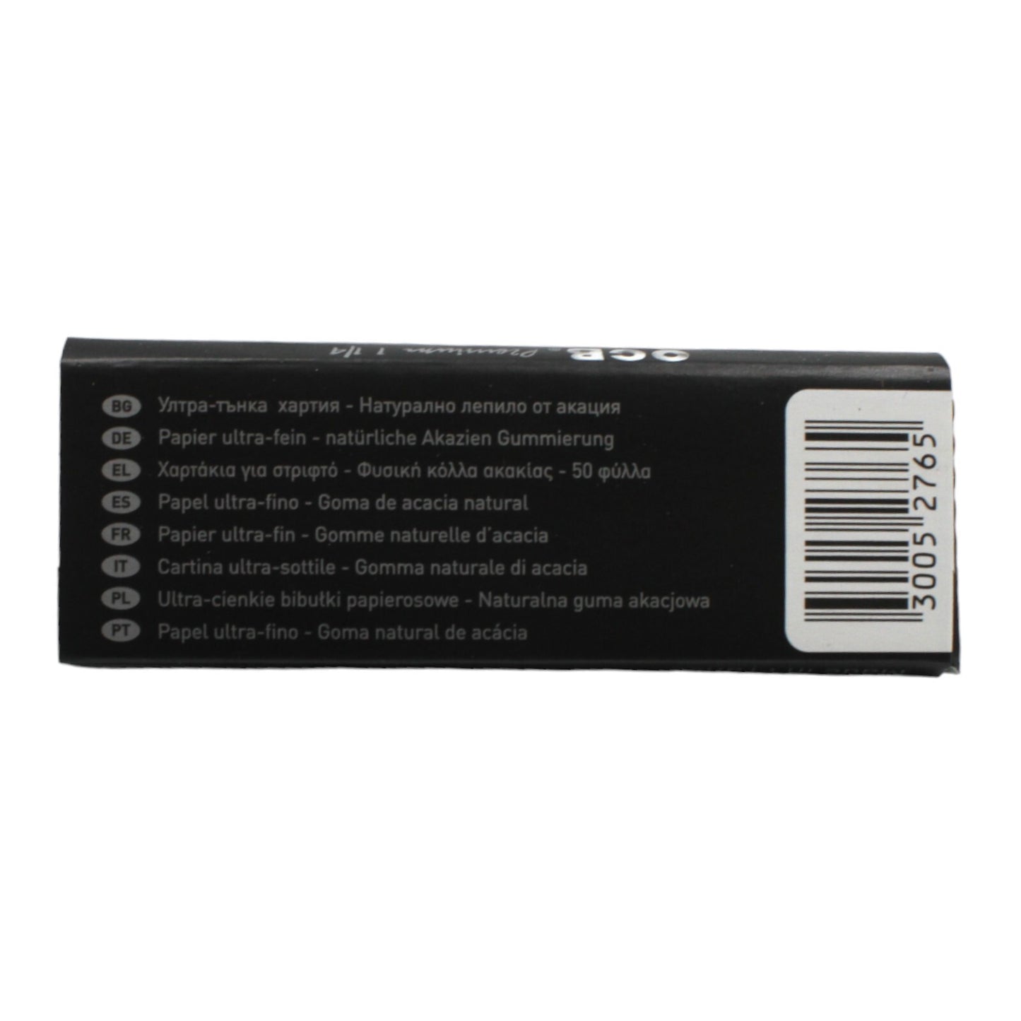 1 OCB Premium Black 1 1/4 Size Rolling Papers 50 Leaves