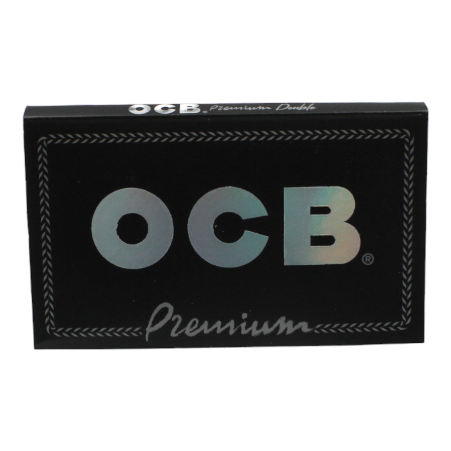 1 OCB Premium Black Double Regular Size Rolling Papers 100 Leaves