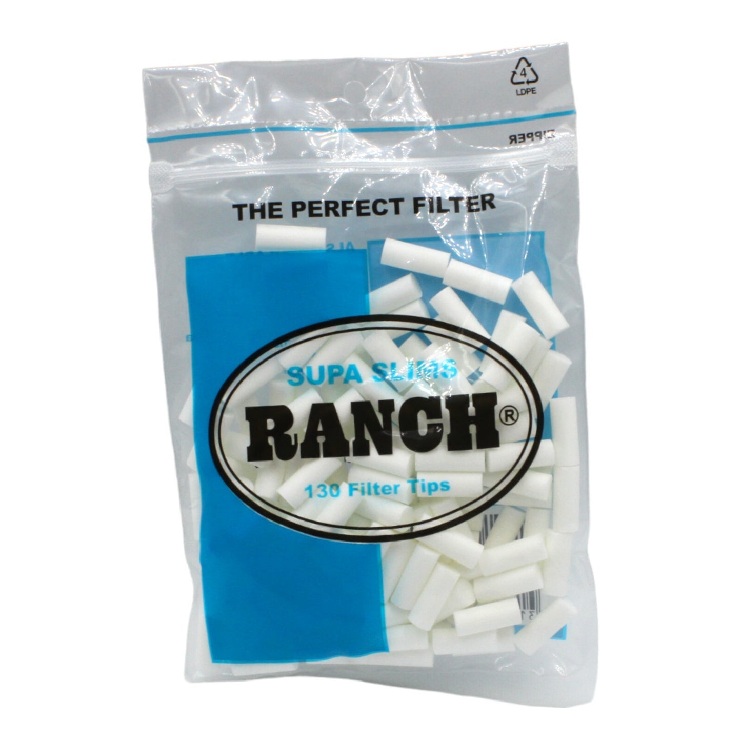 Box of 12 Ranch Supa Slim Light Blue Filters 1560 Tips