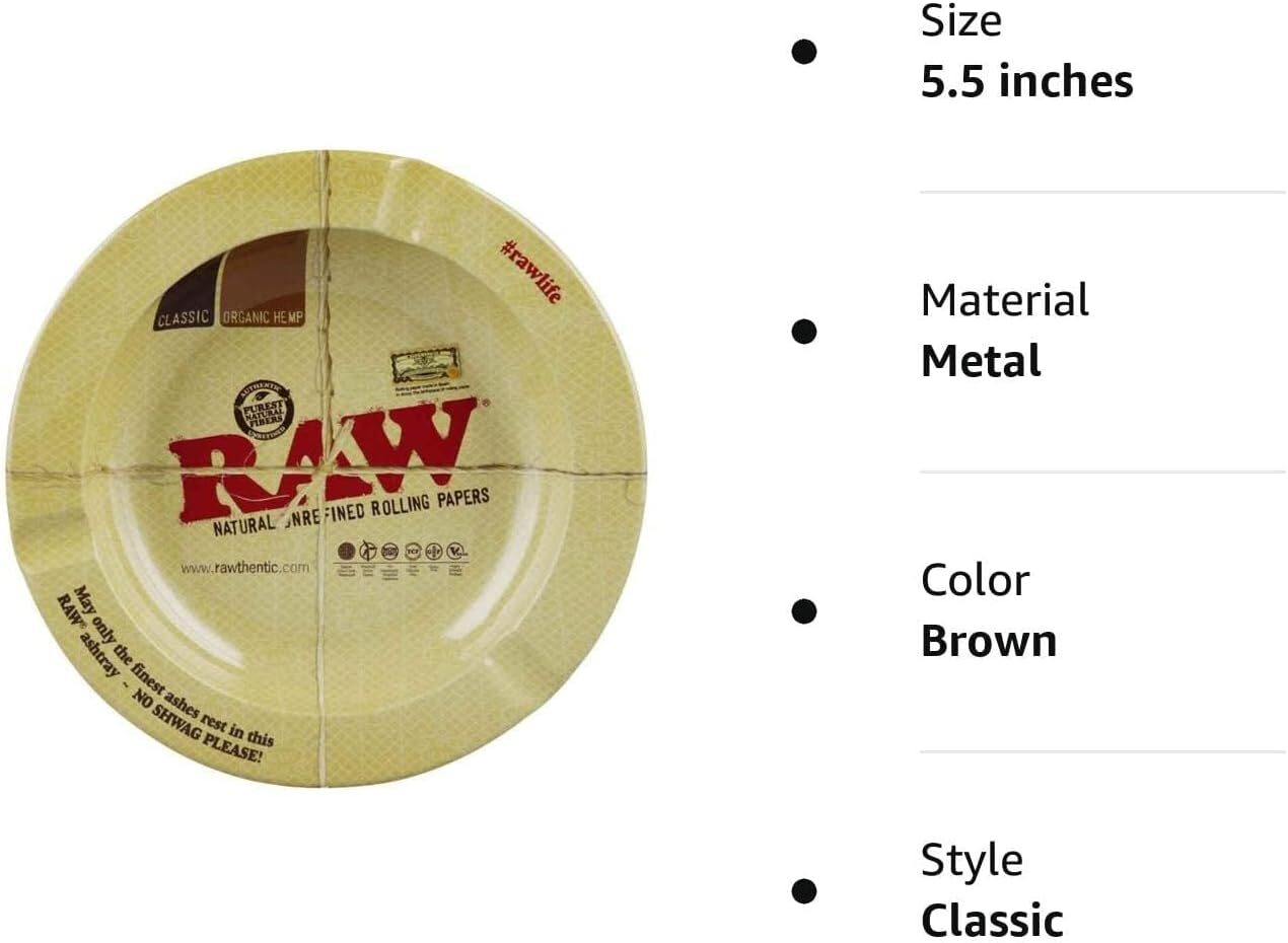 Raw Classic Magnetic Metal Ash Tray