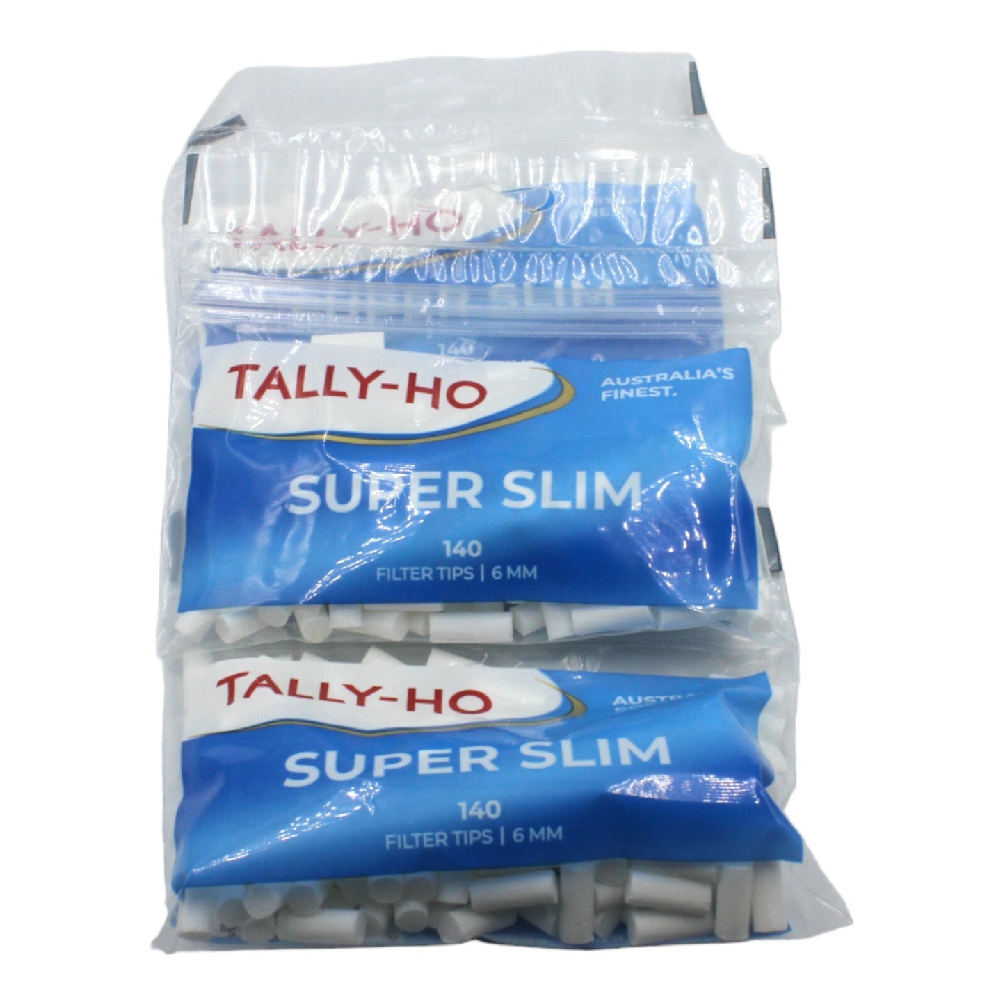 Tally-Ho Super Slim Blue Filter Tips 140 Count