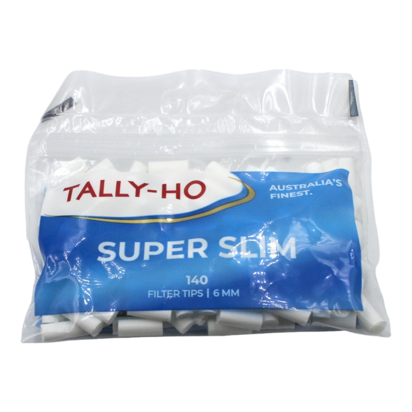 Tally-Ho Super Slim Blue Filter Tips 140 Count