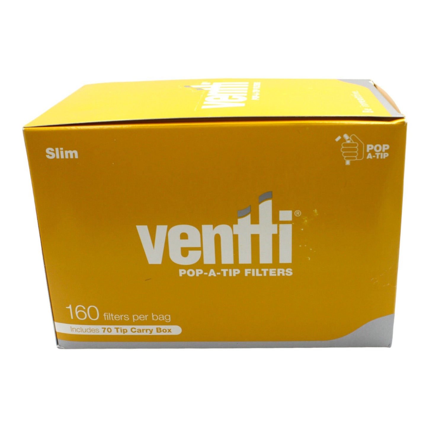 Ventti Pop A Tip Yellow Slim Filters - Box of 12