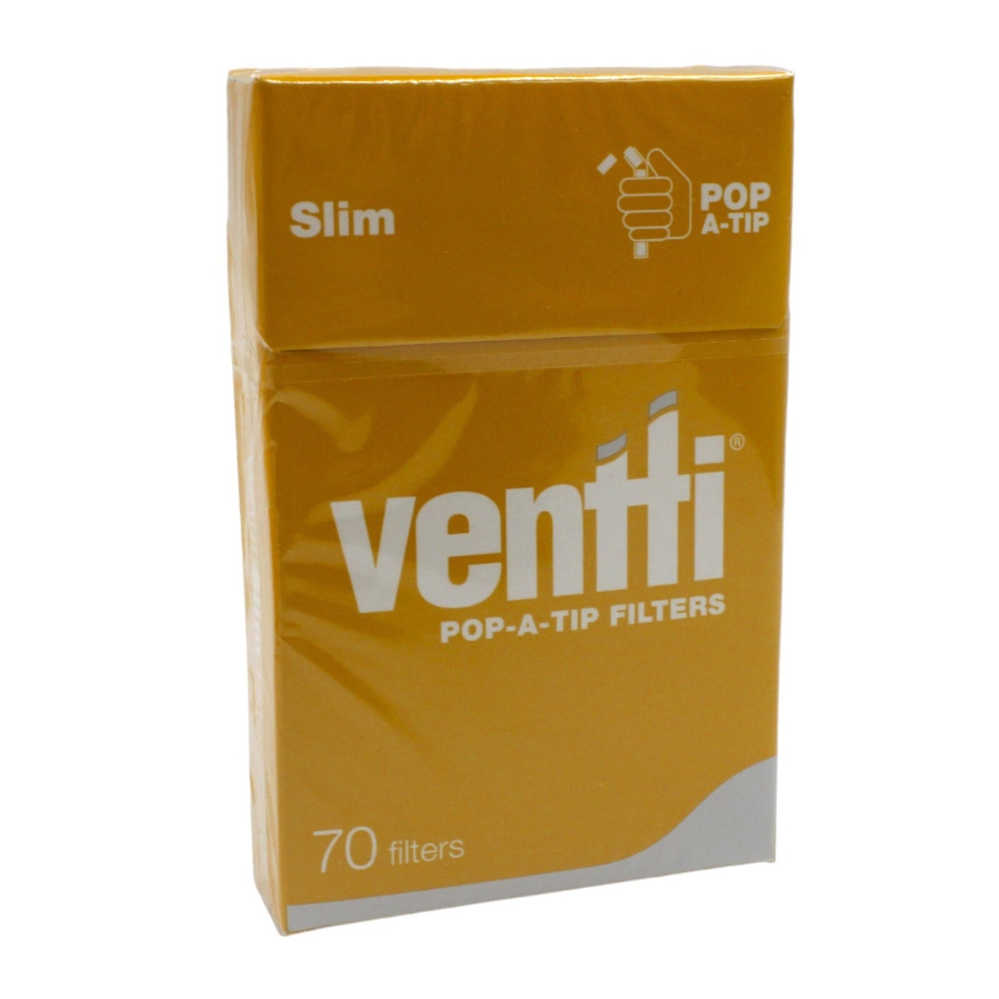 Ventti Pop A Tip Yellow Slim Filters - Box of 12