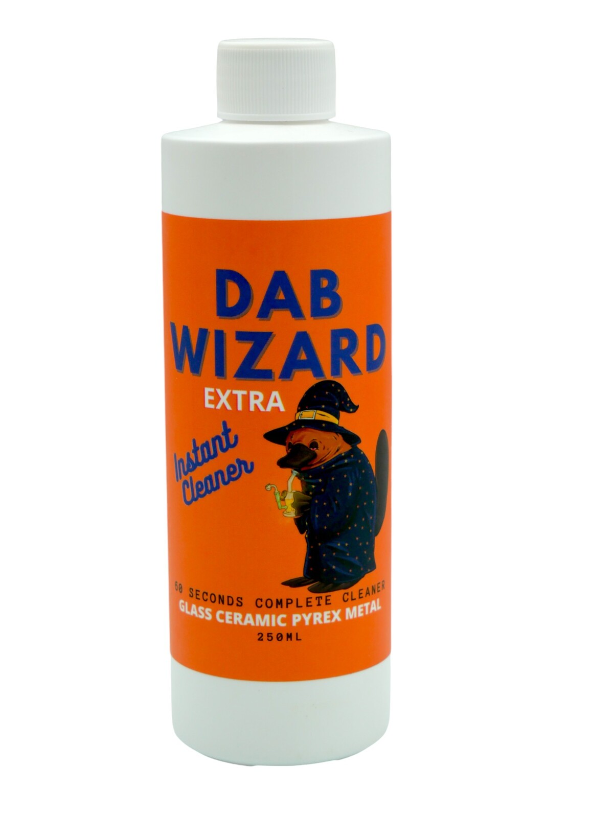 Dab Wizard Glass Cleaner Solution 250ml Ceramic Pyrex Metal Bong Water Pipe Wash