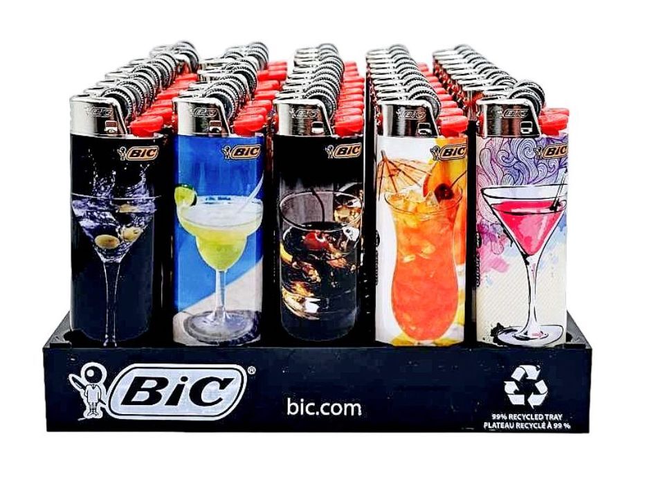 50x BIC Maxi Cheers Cocktail Lighters