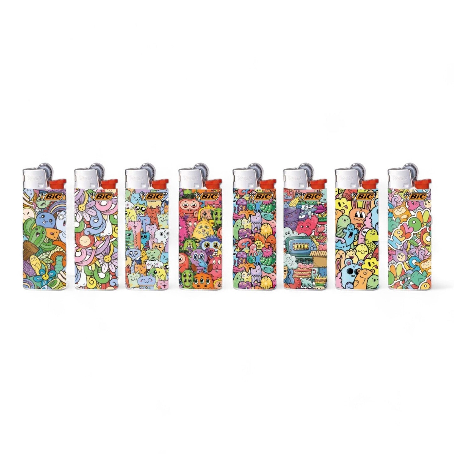 50x BIC Maxi Crazy World Lighters