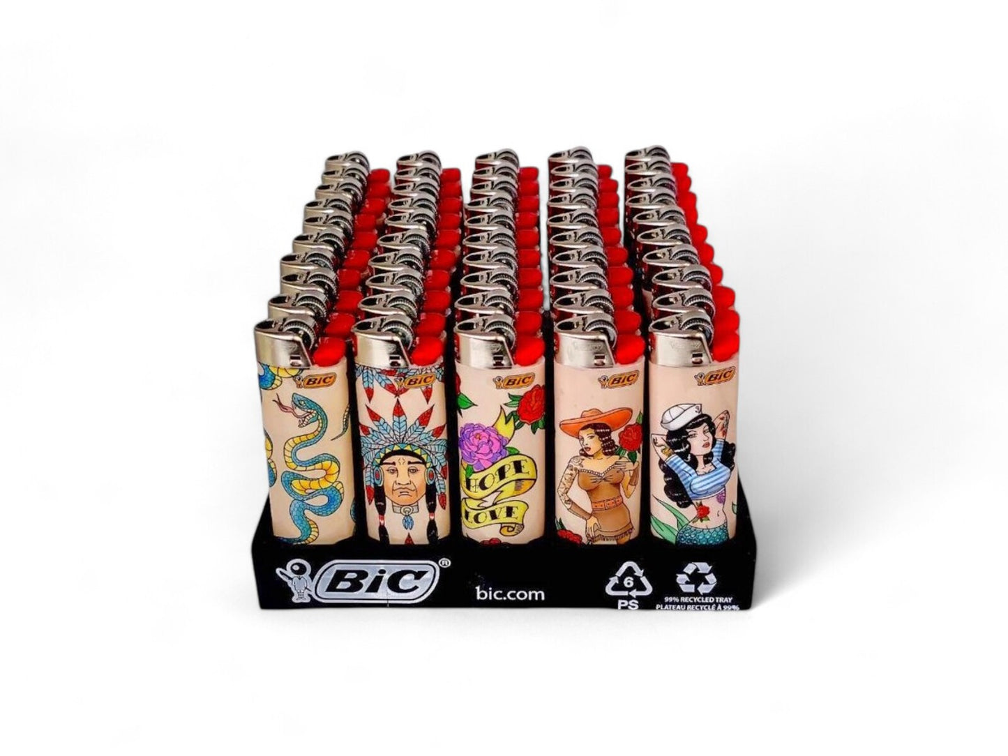 50x BIC Maxi America Design Lighters