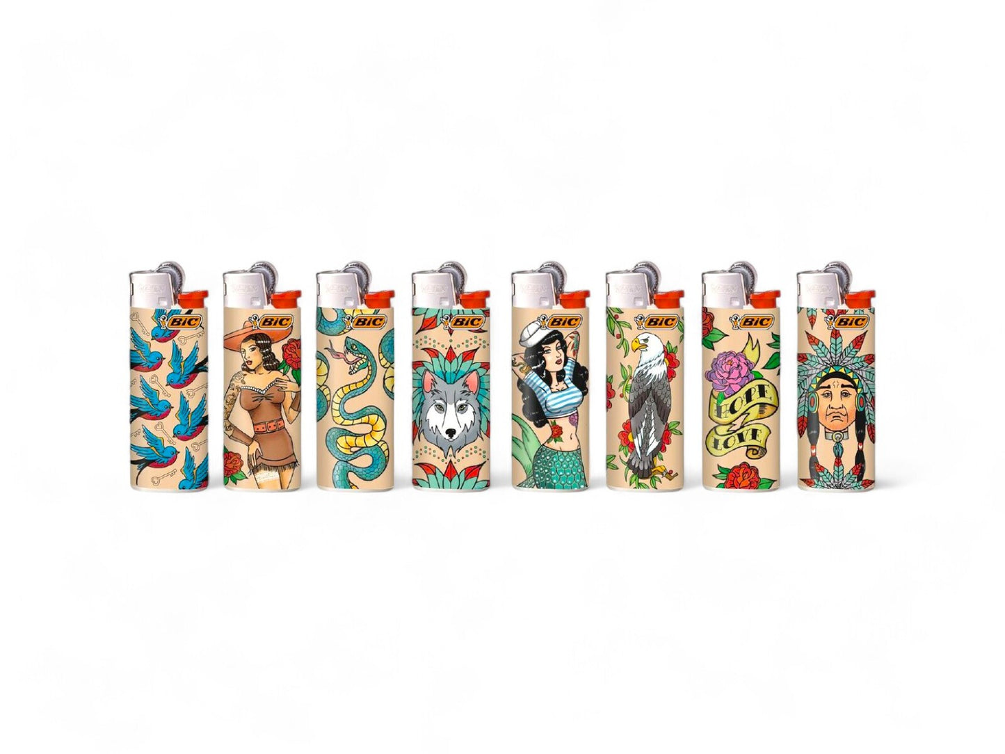 50x BIC Maxi America Design Lighters