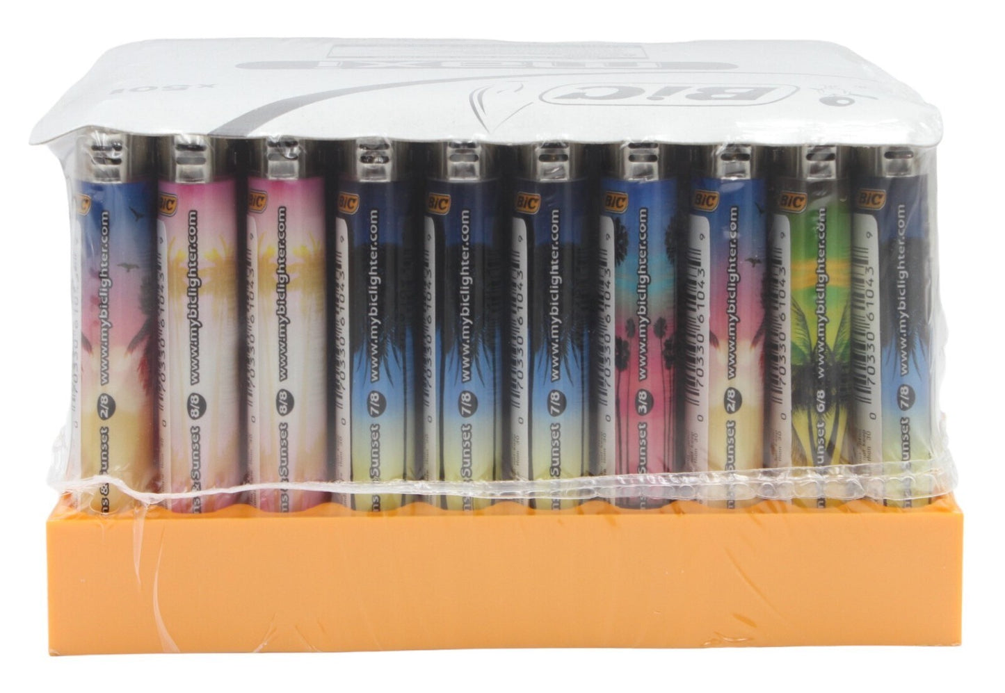 50x BIC Maxi Palm Trees Lighters