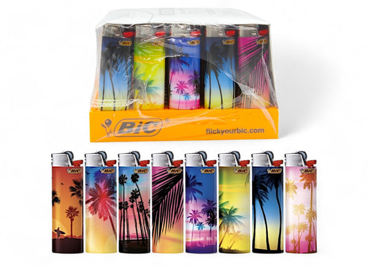 50x BIC Maxi Palm Trees Lighters