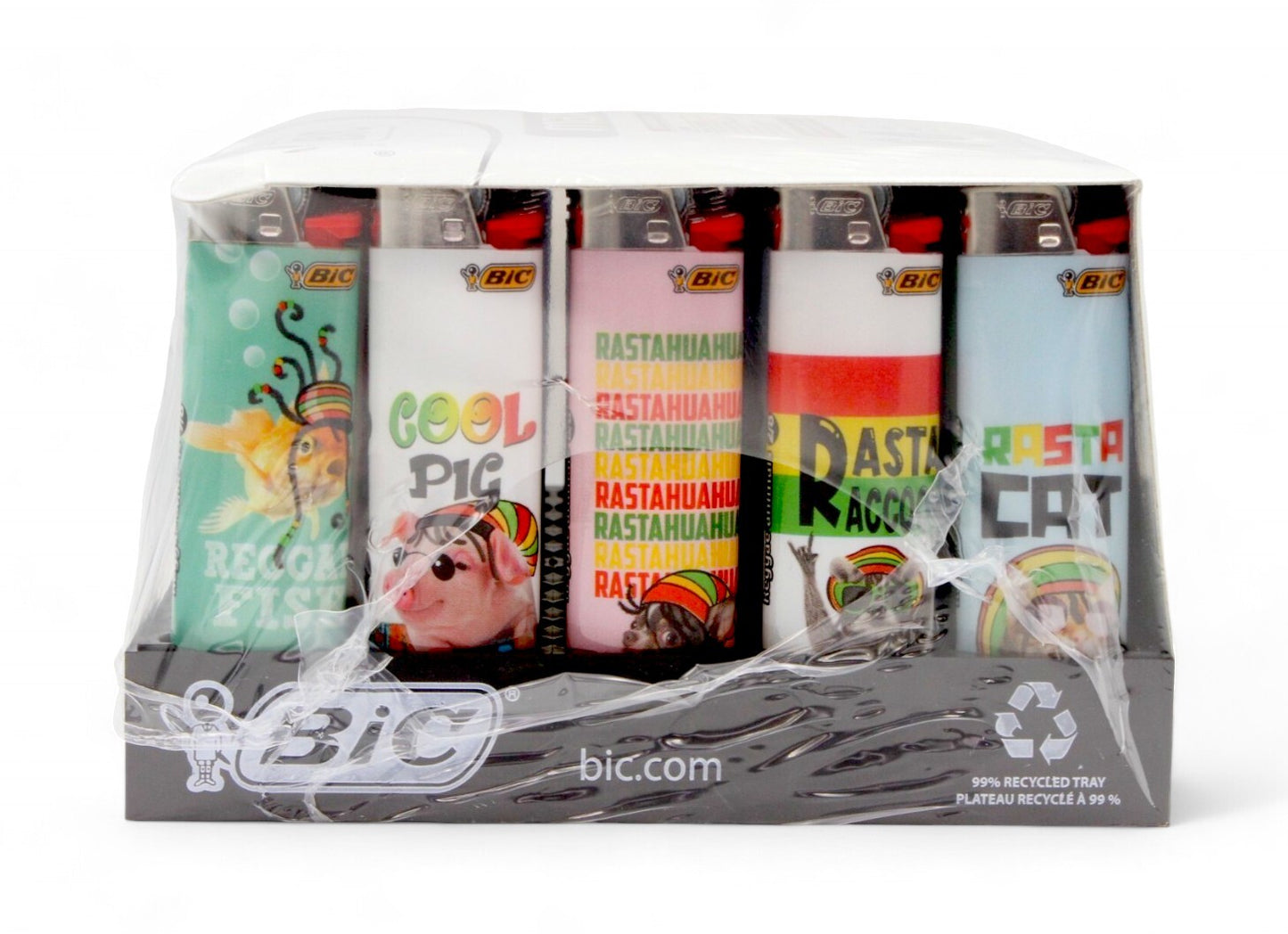 50x BIC Maxi Reggae Dogs Lighters