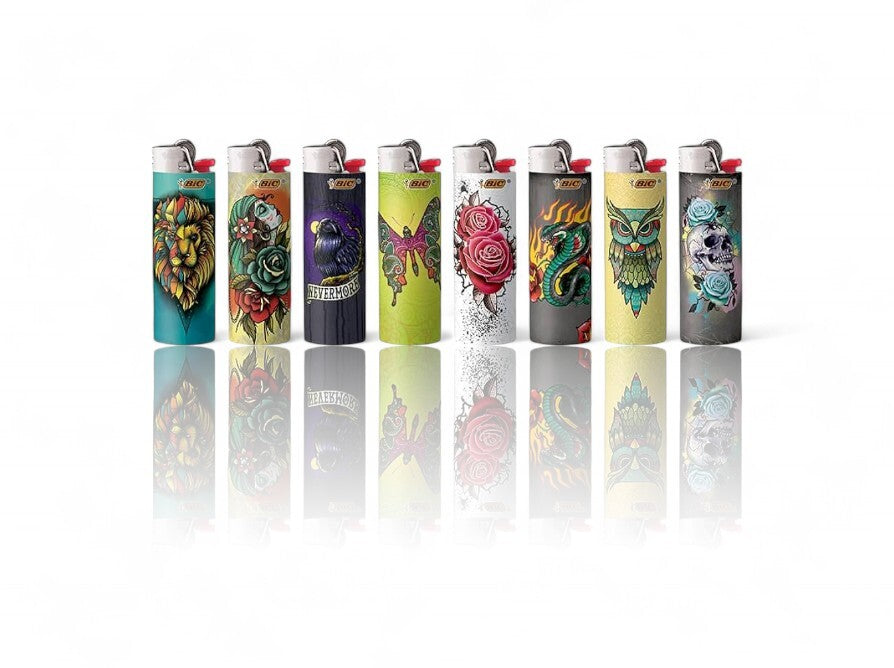 50x BIC Maxi Tattoo Lighters