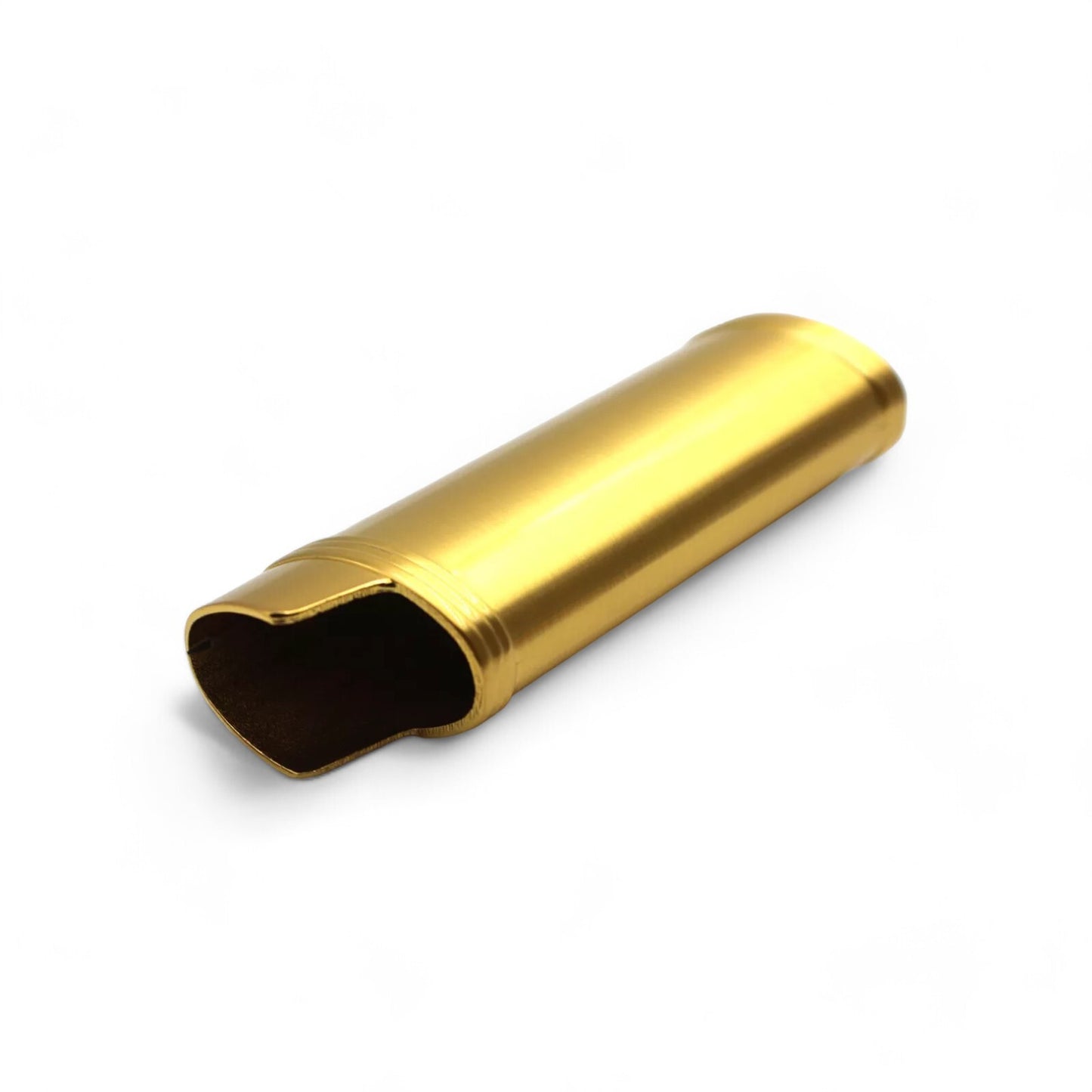 Gold Metal Lighter Case Cover Sleeve For BIC Large Lighter