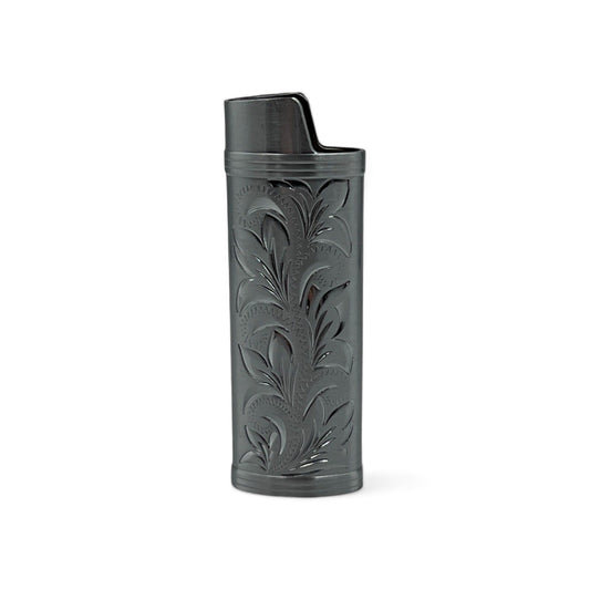 Silver Metal Lighter Case Cover Sleeve For BIC Large Lighter