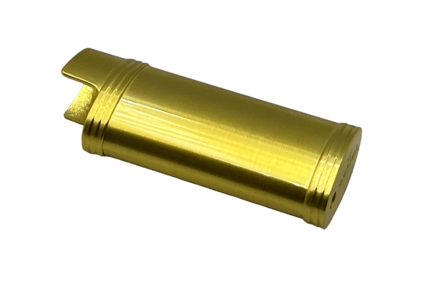 Gold Metal Lighter Case Sleeve Pouch For BIC Mini Lighter