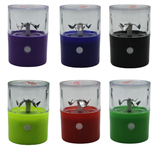 USB Rechargeable Electric Herb and Tobacco Grinder - Assorted Colors