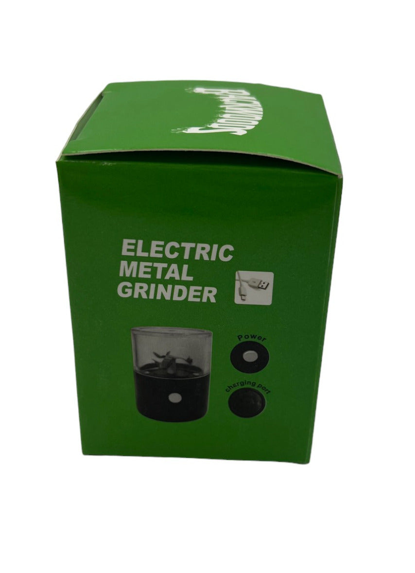 Green USB Rechargeable Electric Herb and Tobacco Grinder