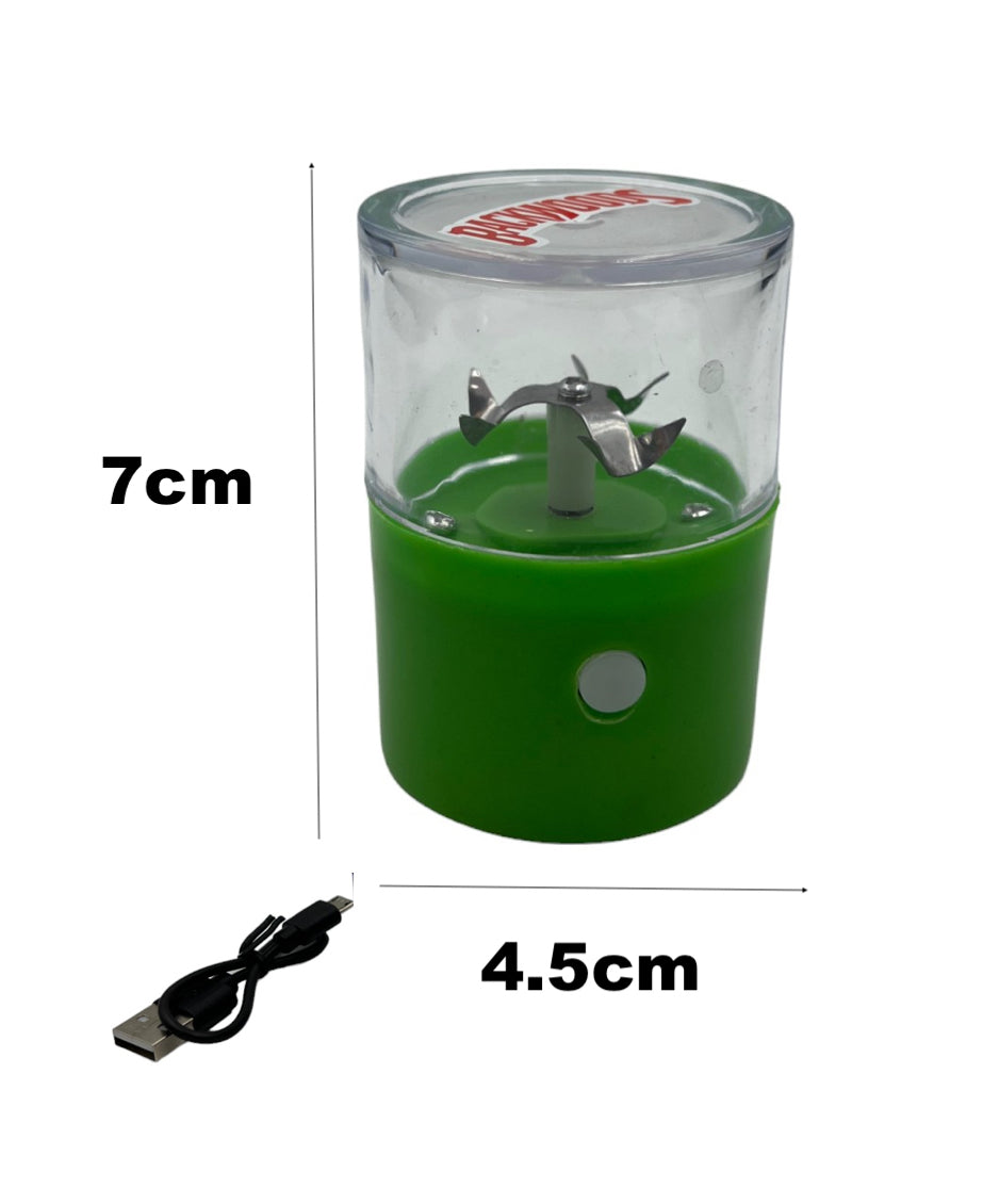 Green USB Rechargeable Electric Herb and Tobacco Grinder