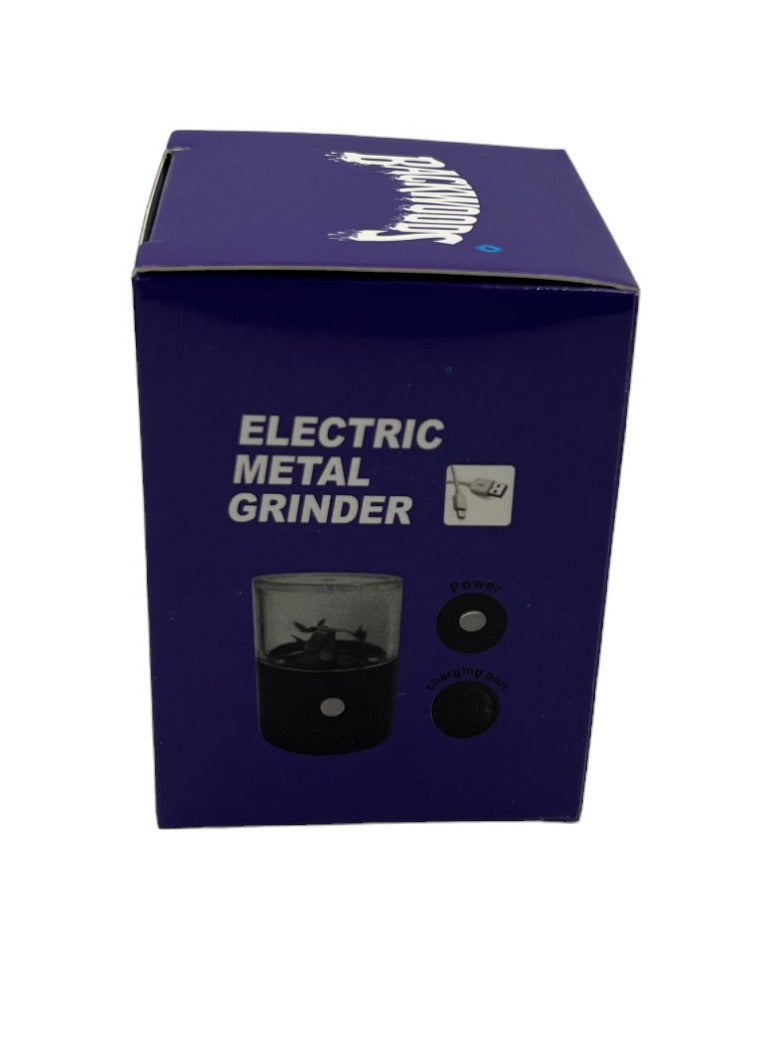 Purple USB Rechargeable Electric Herb and Tobacco Grinder