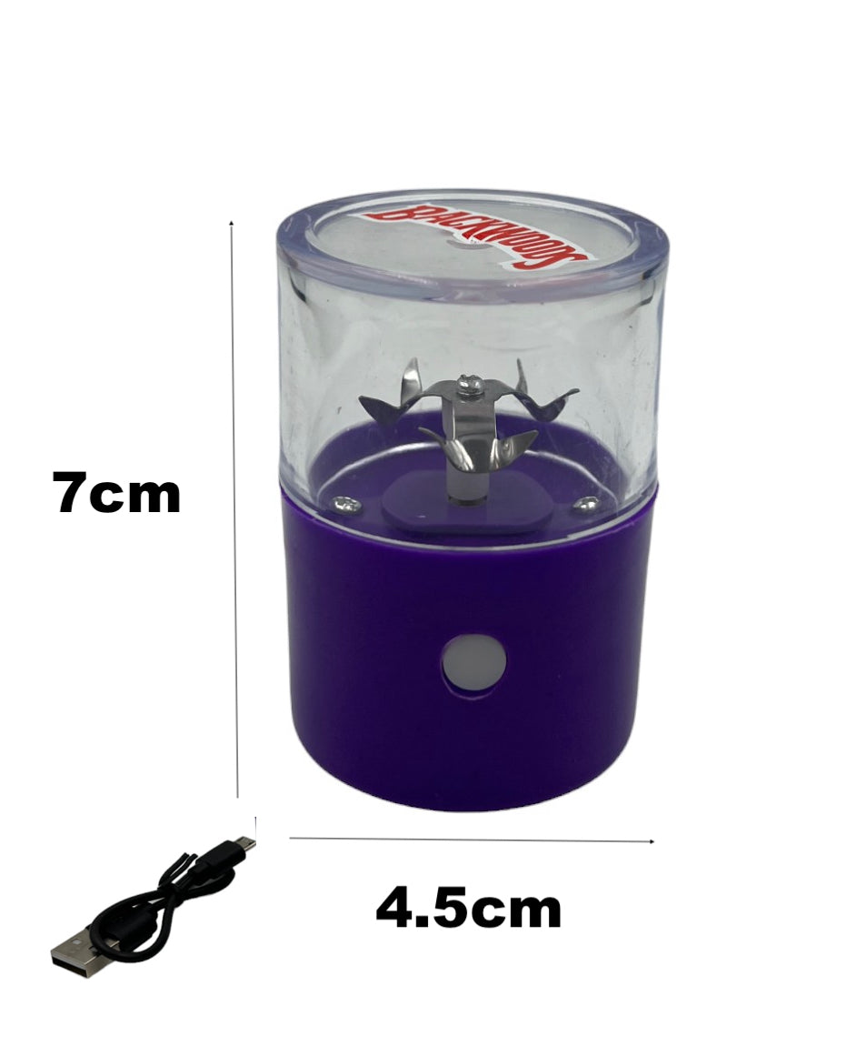 Purple USB Rechargeable Electric Herb and Tobacco Grinder