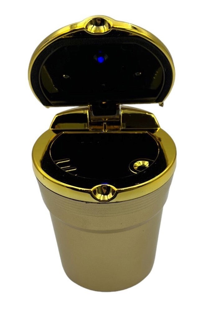 Portable Car Ashtray - Gold