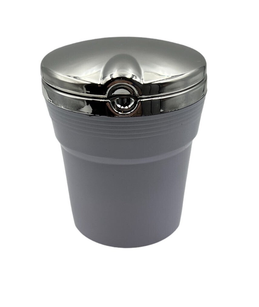 Portable Car Ashtray - Silver