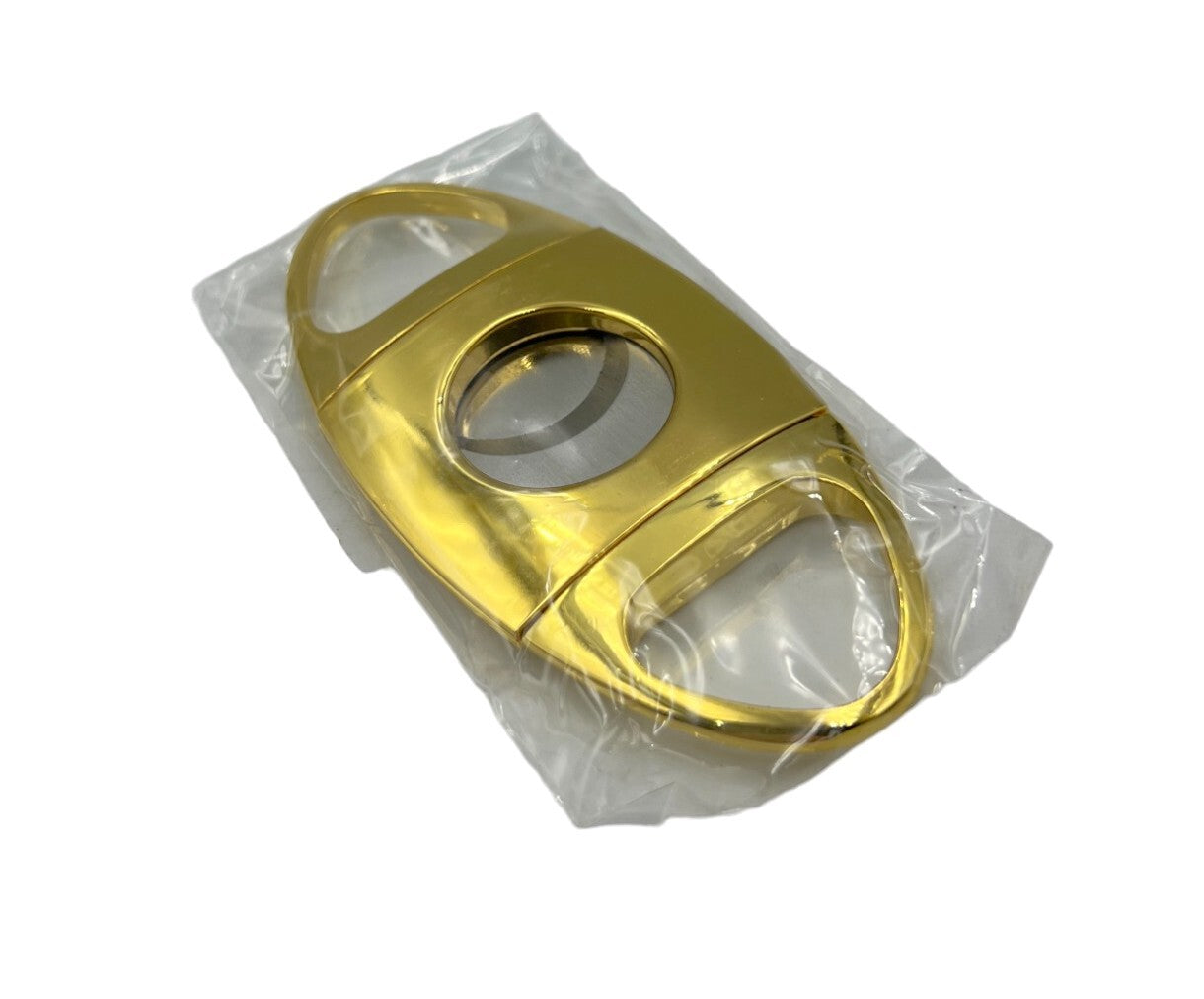 Gold Double Steel Blade Cigar Cutter