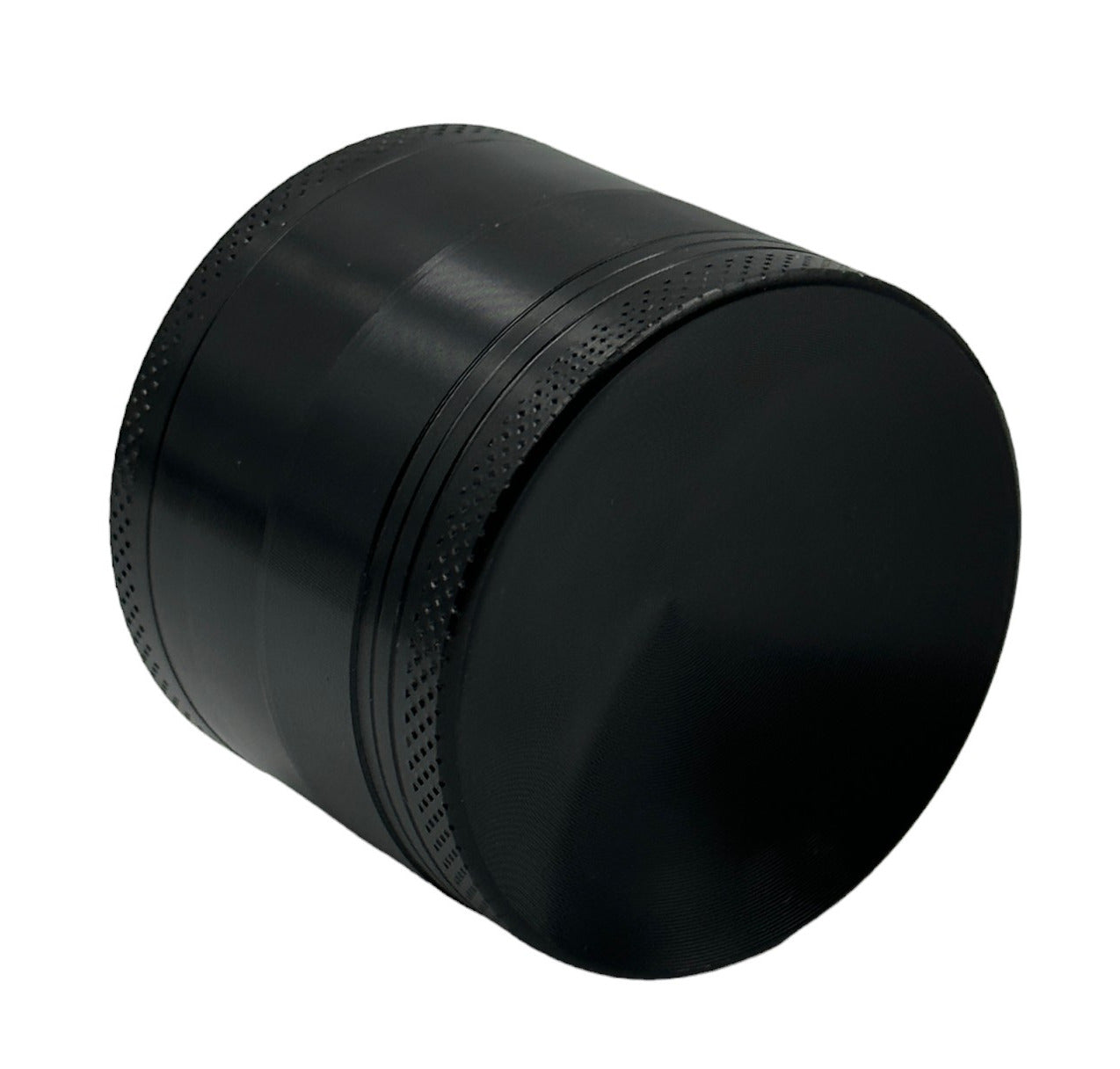 5cm Black Curved Herb Grinder 4 Layers