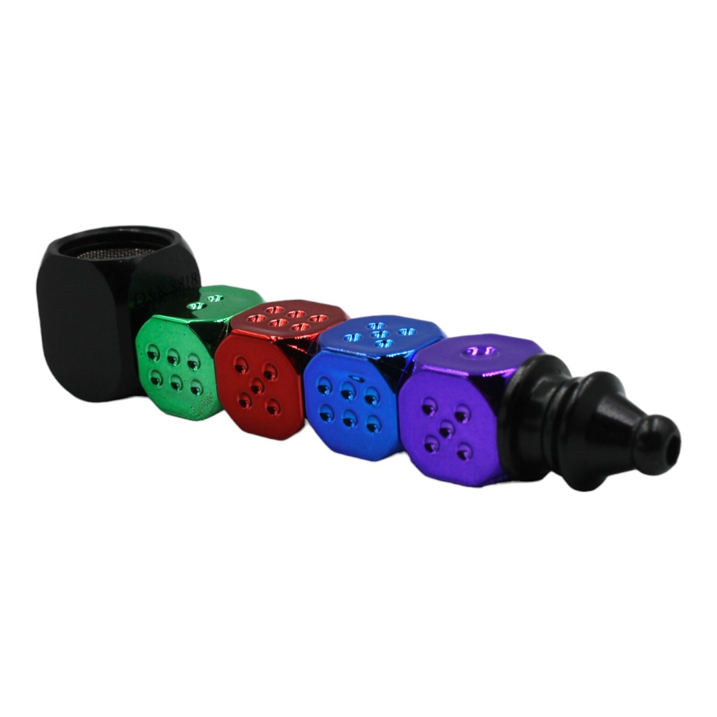 Metal Smoking Pipe Dice Design