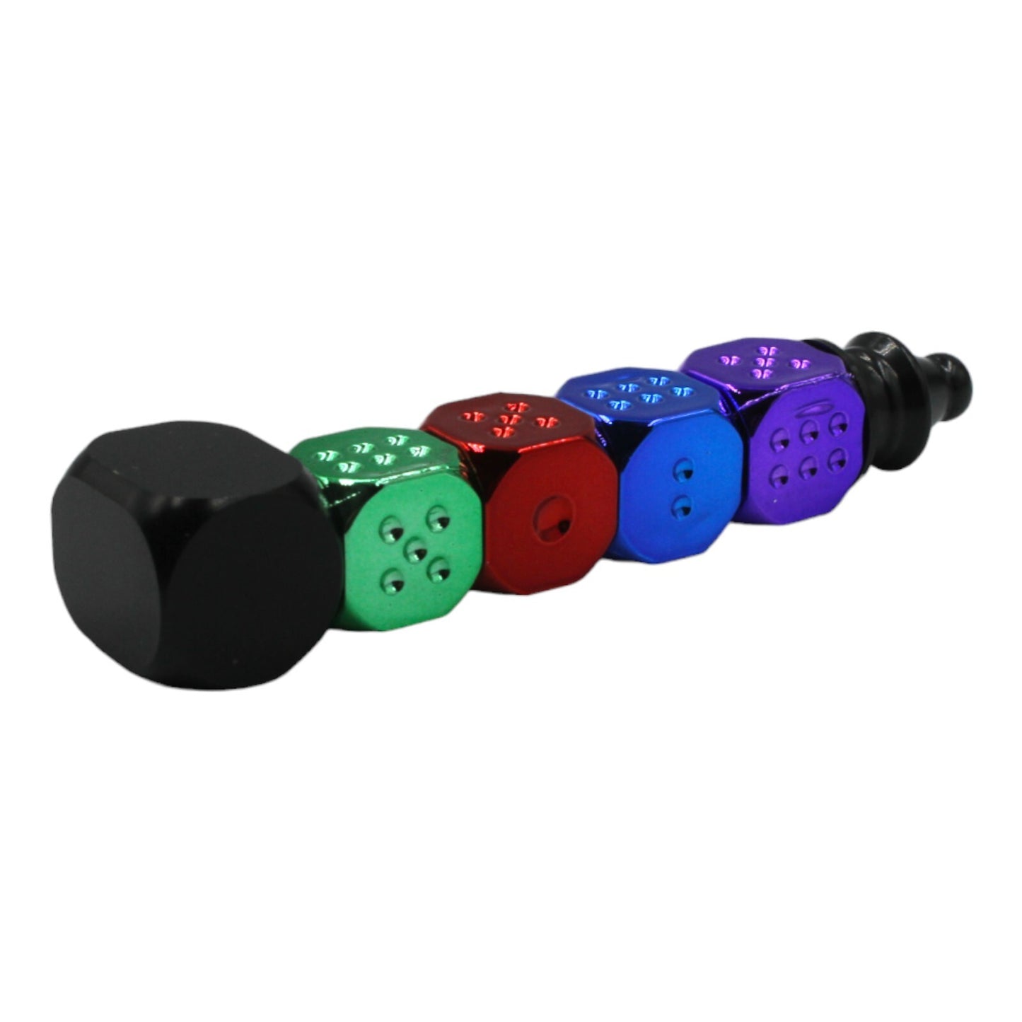 Metal Smoking Pipe Dice Design