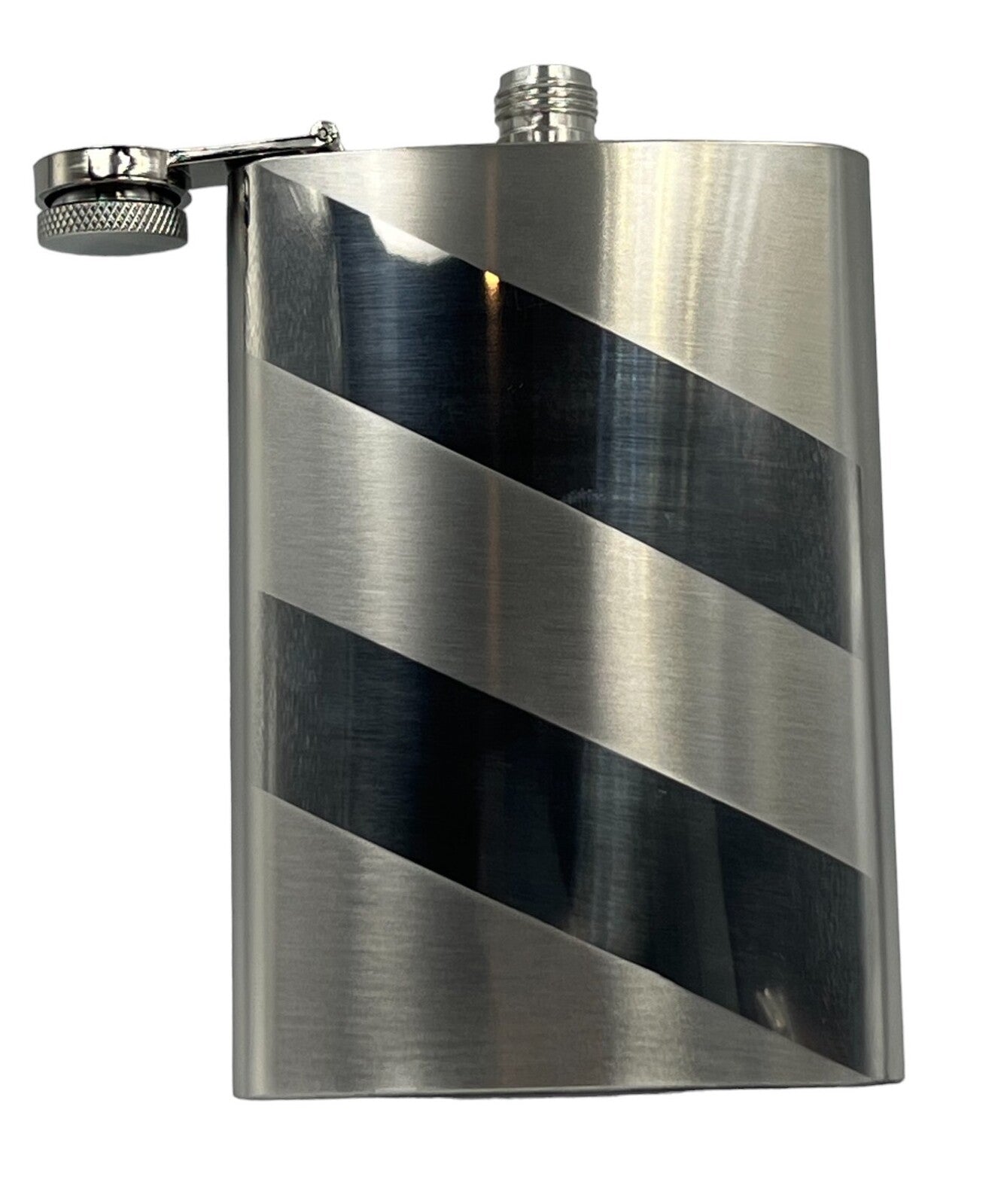 Stainless Steel Hip Flask and Shot Glass Gift Set 9oz