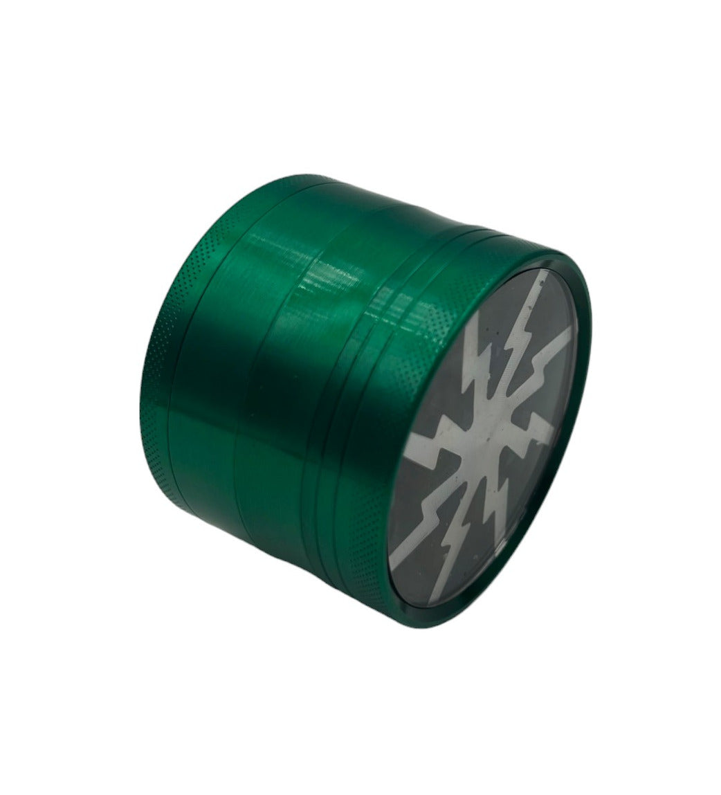 6cm Green Herb Grinder 4 Layers Metal Crusher