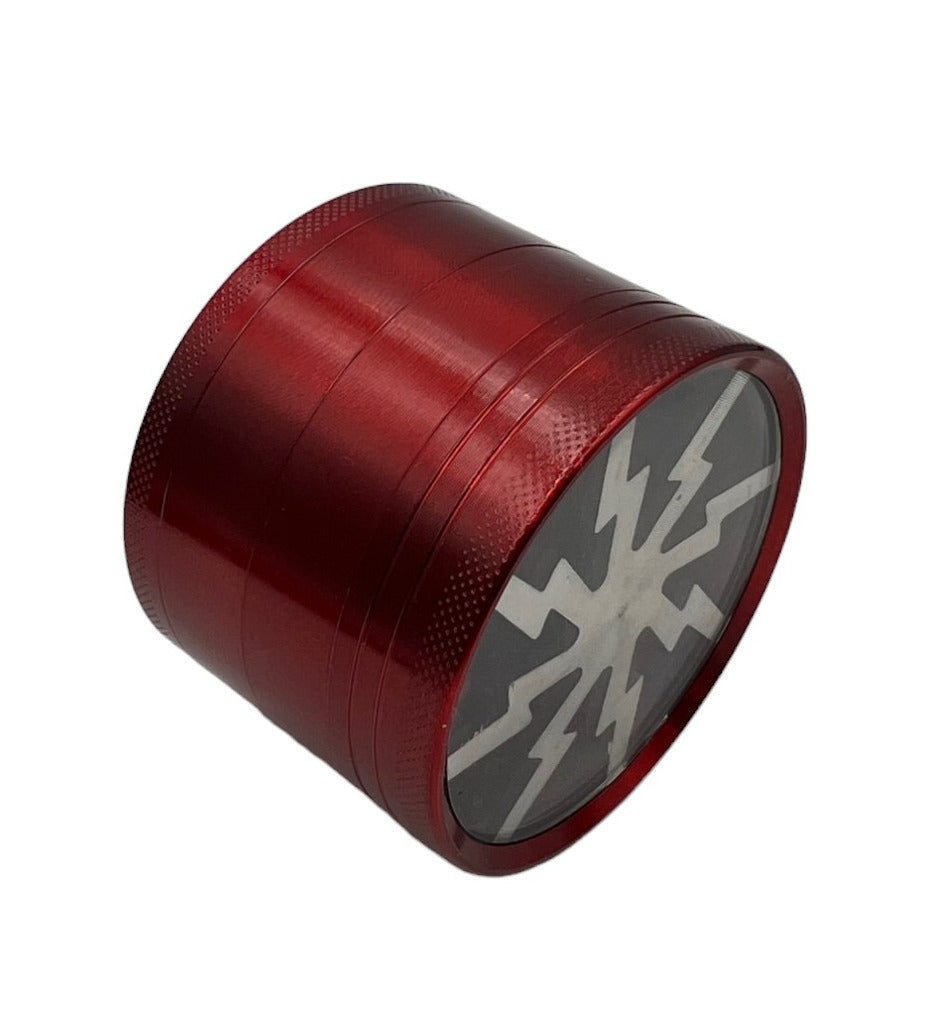 6cm Red Herb Grinder 4 Layers Metal Crusher