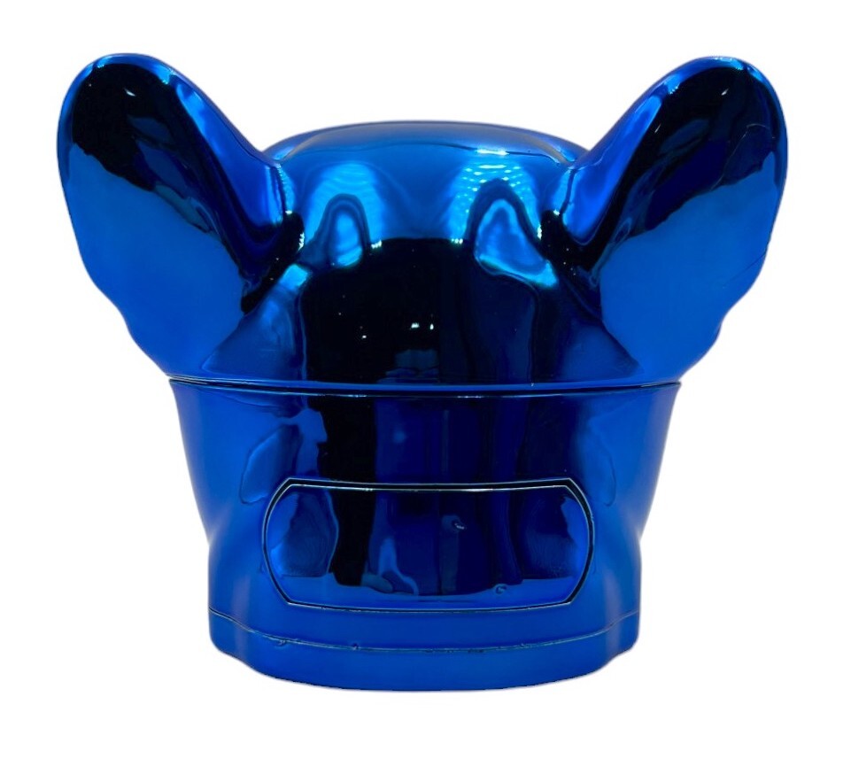 8cm Blue Dog Pup Herb Grinder 4 Layers Metal Crusher Gift