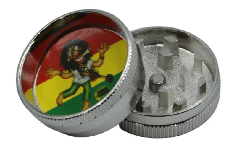 30mm Mini Herb Grinder 2 Layers Metal Crusher - Assorted