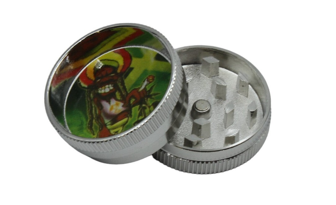 30mm Mini Herb Grinder 2 Layers Metal Crusher - Assorted