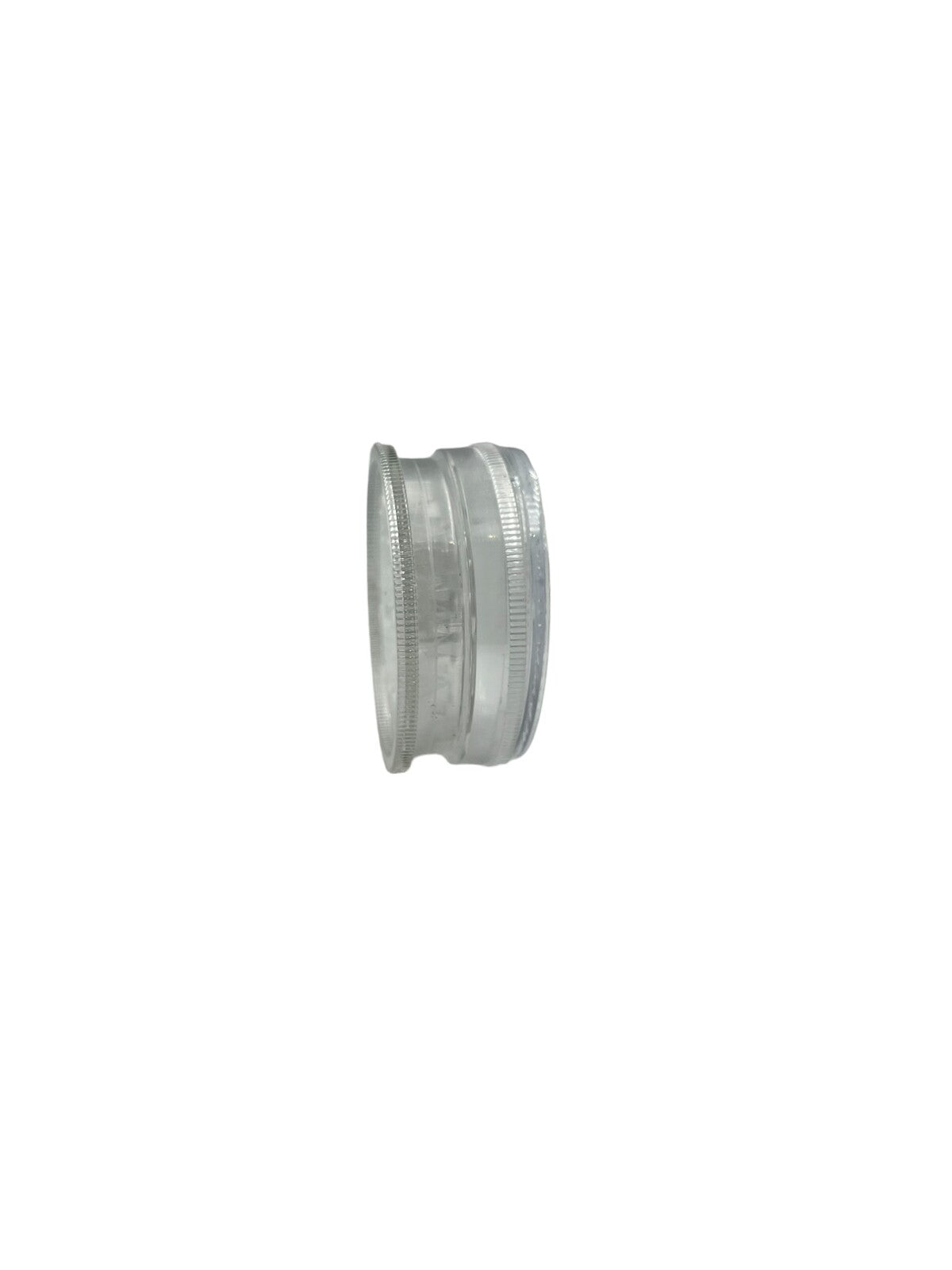 5.5cm Acrylic Manual Herb Tobacco Grinder - Clear