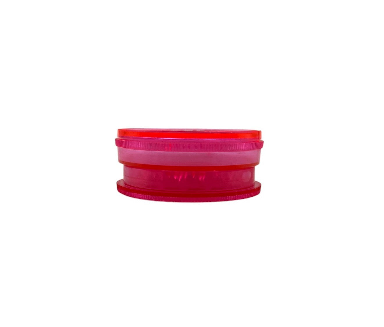 5.5cm 3-Layer Acrylic Manual Herb Tobacco Grinder - Pink