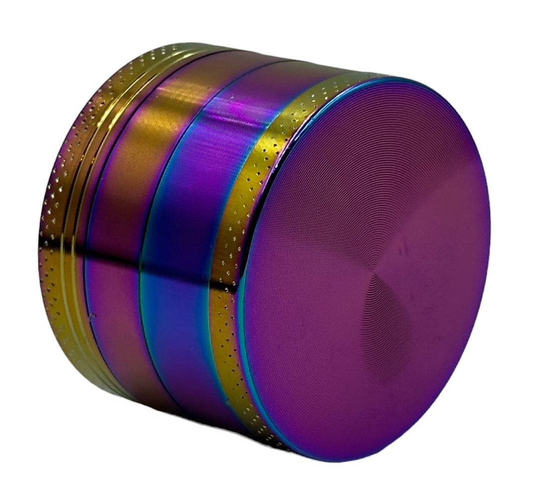 5cm Rainbow Herb Grinder 4 Layers - Multi-Colour