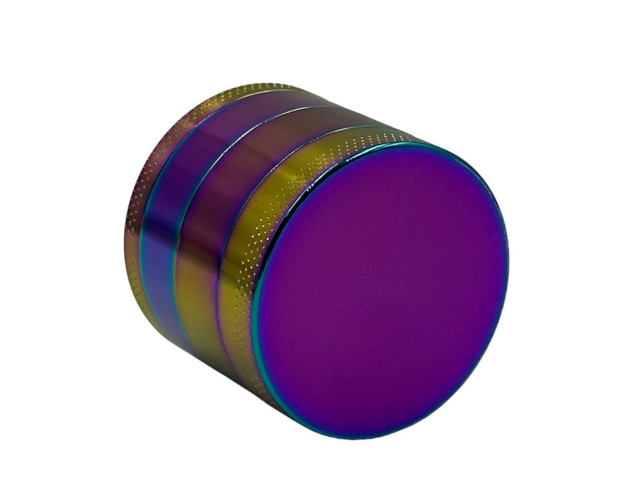 4cm Rainbow Herb Grinder 4 Layers - Multi-Colour