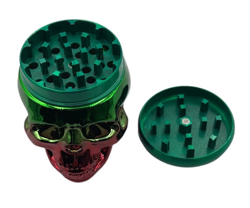 4-Pack 7cm Skull Herb Grinder 4 Layers Metal Crusher