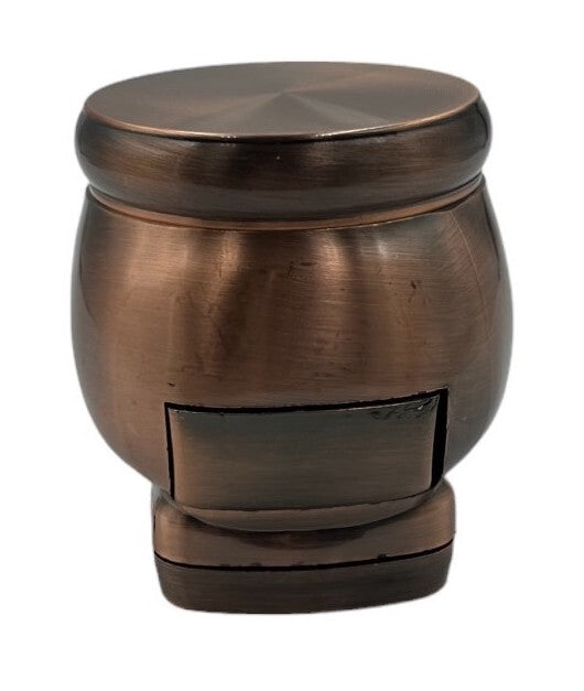 7cm Bronze Skull Herb Grinder 4 Layers Metal Crusher