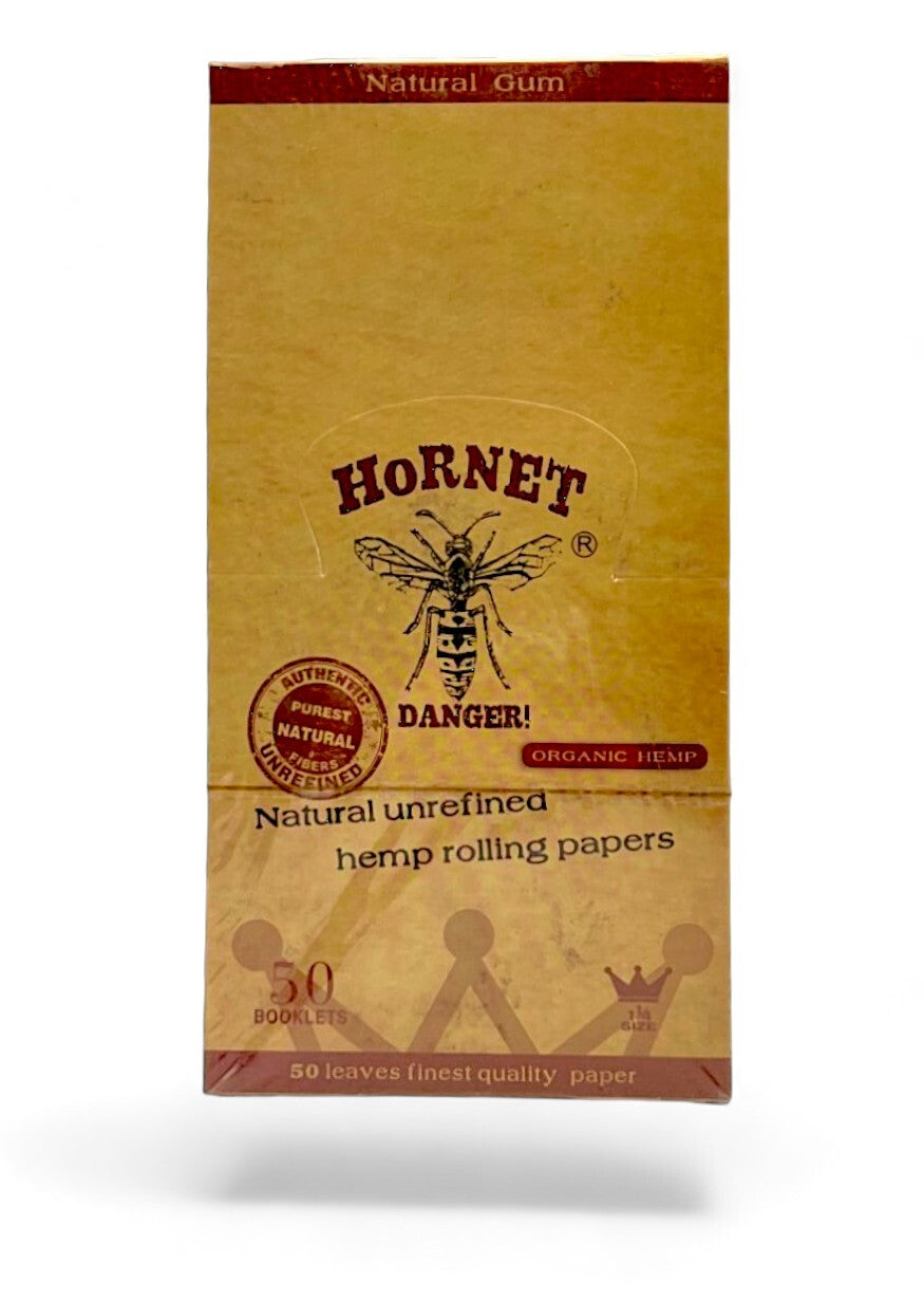 Hornet 1 1/4 Organic Unrefined Rolling Papers - 50 Leaves